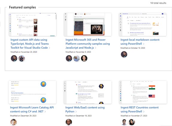 Microsoft Graph Connectors Samples