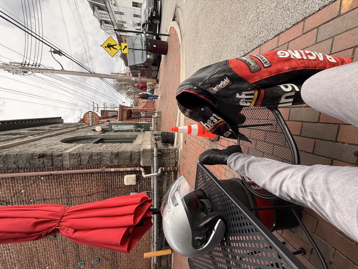 Taking a break between stops